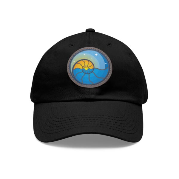 Dad Hat with Leather Patch (Round) - Image 22