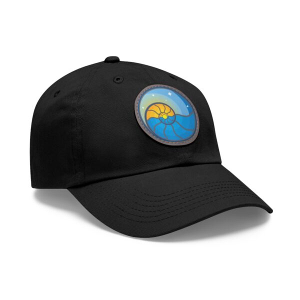 Dad Hat with Leather Patch (Round) - Image 23