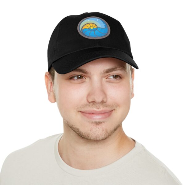 Dad Hat with Leather Patch (Round) - Image 26