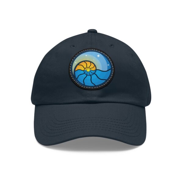 Dad Hat with Leather Patch (Round) - Image 29