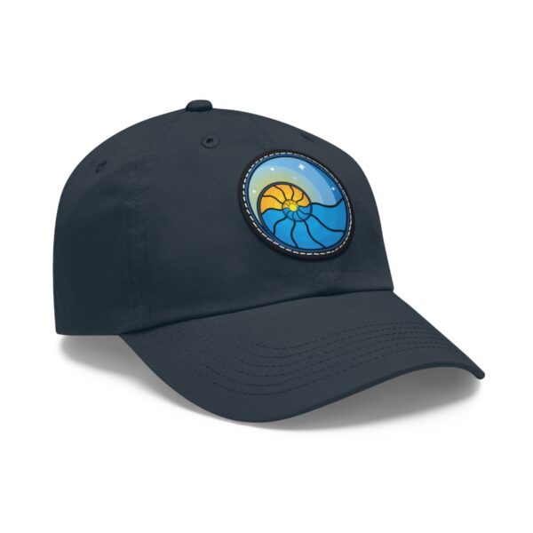 Dad Hat with Leather Patch (Round) - Image 30