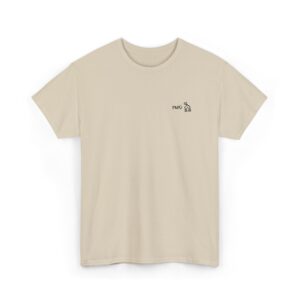 Minimal Paw Print Tee — 'Paw' Chest Logo Cotton T‑Shirt